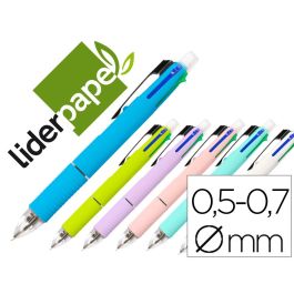 Boligrafo Liderpapel 5 En 1 Azul Negro Rojo Verde 0,7M Y Portaminas 0,5 mm 36 unidades Precio: 54.49999962. SKU: B15DJH4VNW