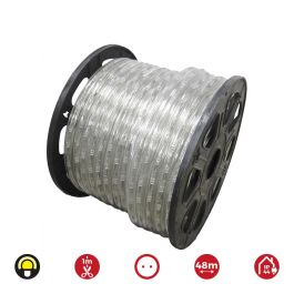 Tubo flexible 2 vias fijo 48m. 30 led/m ip44 amarillo