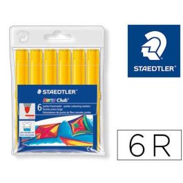 Staedtler Rotulador Grueso Noris Club Amarillo Estuche 6 Ud Precio: 4.2350000242. SKU: B19DTVTW56