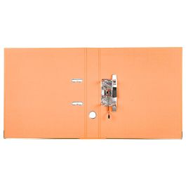 Archivador De Palanca Liderpapel A4 Documenta Forrado Pvc Con Rado Lomo 52 mmnaranja Compresor Metalico