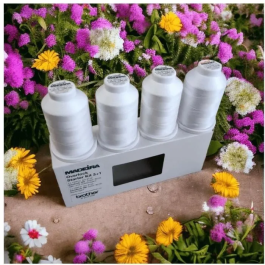 Madeira MAD4003760980991 - Caja de 4 Bobinas de Hilo para Máquina Overlock