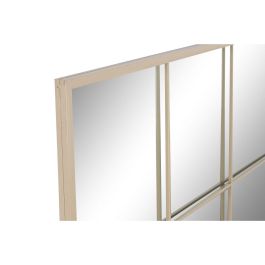 Espejo de pared Home ESPRIT Beige Cristal Hierro Espejo Ventana Scandi 90 x 1 x 120 cm Espejo de pared Home ESPRIT Beige Cristal Hierro Espejo Ventana Scandi 90 x 1 x 120 cm