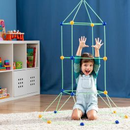 Kit de Construcción de Fuertes para Niños Builkitt InnovaGoods 155 Piezas