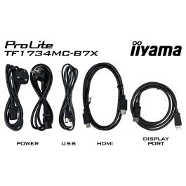 IIYAMA TF1734MC-B7X 43.0cm (17") 5:4 M-Touch HDMI+DP 1280x1024 SXGA LED TN Pantalla Táctil 10 Puntos Negro