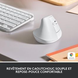 Ratón Inalámbrico Logitech Lift Blanco Ergonómico 4000 dpi