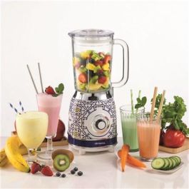 Ariete Batidora de Vaso de Vidrio con 4 Cuchillas de Acero Inoxidable y 4 Velocidades Ariete Batidora de Vaso de Vidrio con 4 Cuchillas de Acero Inoxidable y 4 Velocidades