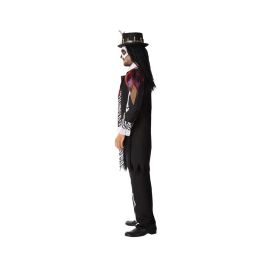 Disfraz Vudu Brujo Hechicero Hombre Adulto Halloween. Aterrador conjunto con Chaqueta símil pieles y huesos, Pantalón. Talla XS-S Multicolor Disfraz Vudu Brujo Hechicero Hombre Adulto Halloween. Aterrador conjunto con Chaqueta símil pieles y huesos, Pantalón. Talla XS-S Multicolor