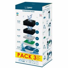 Ciano CIA056065 Paquete de cartuchos de recambio XL para 3 meses, para acuarios Emotions Pro con filtro CFBioXL Precio: 57.88999975. SKU: B16KXDK5DN