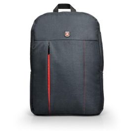 Port Designs Portland Backpack Black, Red Linen, Polyester Precio: 45.95000047. SKU: S7183457