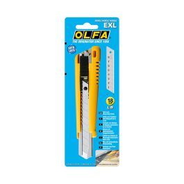 Olfa Exl Cúter con bloqueo automático y cuchilla de 18 mm Olfa Exl Cúter con bloqueo automático y cuchilla de 18 mm