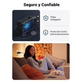 UGREEN 10191 Cargador de pared 20W USB-C con Carga Rápida para iPhone 16 15 14 13 12, iPad, Galaxy y Xiaomi