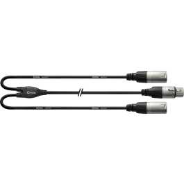 Cordial Cable Y Xlr Hembra/2 Xlr Macho 30 Cm Precio: 13.6900005. SKU: B1H8WW5WQD