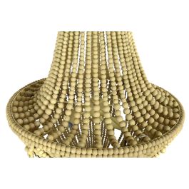 DKD Home Decor Lámpara de Techo Tradicional 50 x 73 x 50 cm Metal/MDF, E14 3 Bombillas