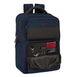 Cartera Escolar Safta Business Black-Blue-Grey Mochila 2 Bolsillos Portatil 15,6-'+Usb 310x130x440 mm Cartera Escolar Safta Business Black-Blue-Grey Mochila 2 Bolsillos Portatil 15,6-'+Usb 310x130x440 mm
