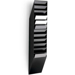 Durable Dispensador De Folletos Flexiboxx 12 Compartimentos A4 En Vertical Negro Durable Dispensador De Folletos Flexiboxx 12 Compartimentos A4 En Vertical Negro