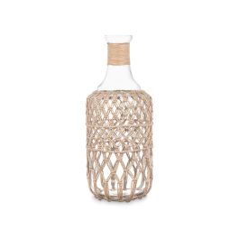 Botella de Vidrio con Cuerda Natural - Giftdecor 20x48x20 cm (2 Unidades) Botella de Vidrio con Cuerda Natural - Giftdecor 20x48x20 cm (2 Unidades)