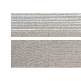 DKD Home Decor Individual Básico Beige Negro Colores Surtidos Poliéster Lino 30x45 cm (12 Unidades) con Diseño Bon Appétit