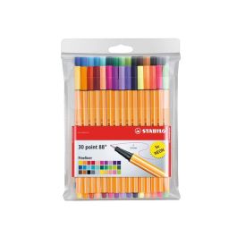 Rotulador Stabilo Point 88 Colores Neon Estuche 25+5 Unidades