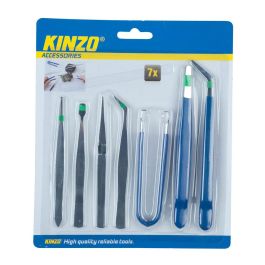 Pack 7 pinzas de precisión de acero para herramientas. kinzo Precio: 3.99000041. SKU: B1JP2NZYZM