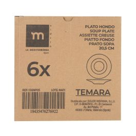 Plato Hondo Opal Temara 20.5 cm - La Mediterranea (48 Unidades) Plato Hondo Opal Temara 20.5 cm - La Mediterranea (48 Unidades)