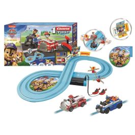 Pista carrera paw patrol on the track (chase+marshall) first race (2,4m) Pista carrera paw patrol on the track (chase+marshall) first race (2,4m)