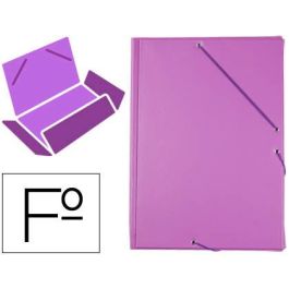 Carpeta Liderpapel Gomas Plastico Folio Solapas Color Lila Precio: 8.49999953. SKU: B17YXBBSJ7