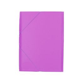 Carpeta Liderpapel Gomas Plastico Folio Solapas Color Lila