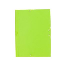 Carpeta Liderpapel Gomas Plastico Folio Solapas Color Verde Pistacho