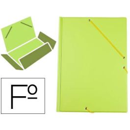 Carpeta Liderpapel Gomas Plastico Folio Solapas Color Verde Pistacho Precio: 10.2849994313. SKU: B167B97DNC