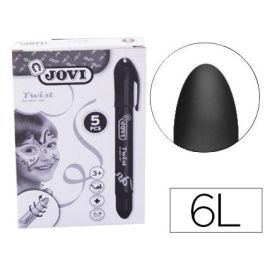 Barra De Maquillaje Jovi Twist Make-Up Negro Caja De 5 Unidades