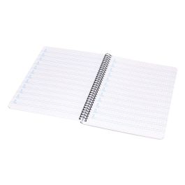 Cuaderno Espiral Liderpapel Cuarto Pautaguia Tapa Dura 80H75 gr Cuadro Pautado 4 mm Con Margen 6 unidades