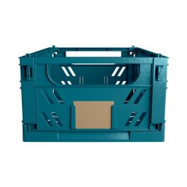 Set de 2 piezas de caja de almacenaje plegable 17x12.5x7cm azul tapiz day
