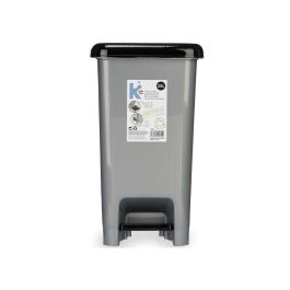 Arte Regal Papelera de Plástico 25L con Pedal para Reciclaje, Negro, 37x47x26 cm (8 Unidades) Arte Regal Papelera de Plástico 25L con Pedal para Reciclaje, Negro, 37x47x26 cm (8 Unidades)