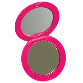 The Concept Factory 2 Espejos De Bolsillo Con Funda Colección Rainbow Rojo Fucsia Blanco Amarillo