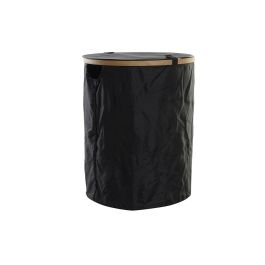 Cesta Ropa Basicos DKD Home Decor Negro Natural 44 x 57 x 44 cm