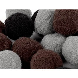 Liderpapel Pompones Manualidades Tonalidades Neutras Bolsa 120 Unidades 1 cm