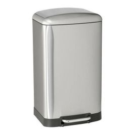 Kitchen Move GREENWICH Cubo de basura de cocina rectangular con pedal 40L, acero inoxidable cepillado, incluye cubo interior Precio: 104.49999956. SKU: B1G9FRYGR9