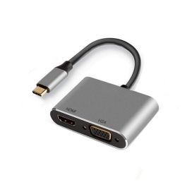 Ewent EW9700 Adaptador USB-C a HDMI 4K y VGA Plug and Play Precio: 25.4999998. SKU: B124QTGF23