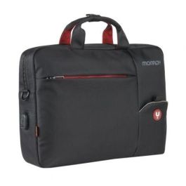 Maletín Monray Hangar para Portátiles hasta 15.6"/ Cinta para Trolley/ Negro