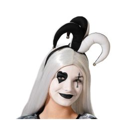Diadema Arlequín Blanco Y Negro con Cuernos y Cascabeles para Mujer Adulto - Ideal para Carnaval, Halloween y Fiestas Precio: 1.5900005. SKU: B1JBSM8XGL