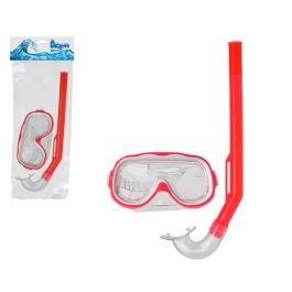 Gafas Buceo Con Tubo 17.5x45x6 cm Pvc Rojo Niño 8-14 Precio: 2.50000036. SKU: S1124339