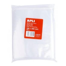 Apli Bolsas Autocierre 180x250 mm LDPE Transparente Pack 100 Ud Aptas Uso Alimenticio Precio: 5.89000049. SKU: S8401047