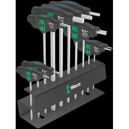 Wera 05004174001 Bicycle Set 6 – Juego de Destornilladores con Mango Corredero en T, 10 Piezas