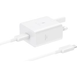 Samsung Cargador Rápido 45W EP-T4511 con Cable USB-C Blanco Super Fast Charging 2.0