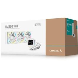 Deepcool LM360 White Kit de Refrigeración Líquida para Procesador con 3 Ventiladores de 12 cm y Iluminación LED