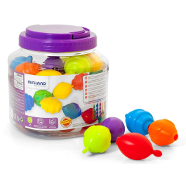 Miniland Maxichain Juego 4 Cuentas Colores Surtidos