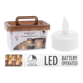 Ambiance Vela LED ø4 cm 24 uds Efecto Fuego Real Temporizador 6h Precio: 14.95000012. SKU: B1GZSTMF4H