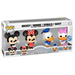 FUNKO Blister 4 figuras POP Disney Classic Exclusive 100th Anniversary Mickey, Minnie, Donald, Daisy Precio: 37.50000056. SKU: B1EKQ37ZD2