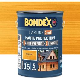 Tinte de alta protección 2 en 1 - Roble dorado satinado - BONDEX - 5 L Precio: 76.68999965. SKU: B12CDWPPA2