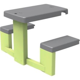 Smoby Life - Mesa de picnic adaptable a casas Smoby - 2 bancos